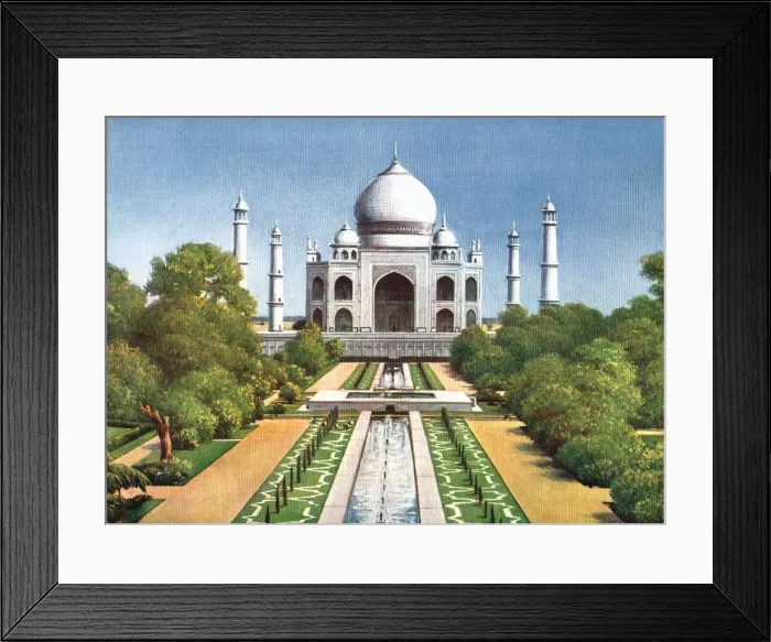 Framed Print : The Taj Mahal, Agra, India, early 20th century Framed Print : The Taj Mahal, Agra, India, early 20th century