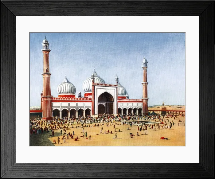 Framed Print : The Jumma Musjid, Delhi, India, early 20th century Framed Print : The Jumma Musjid, Delhi, India, early 20th century
