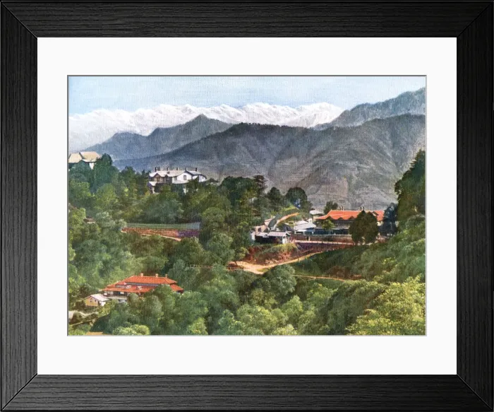 Framed Print : Elysium Hill, Simla, India, early 20th century Framed Print : Elysium Hill, Simla, India, early 20th century
