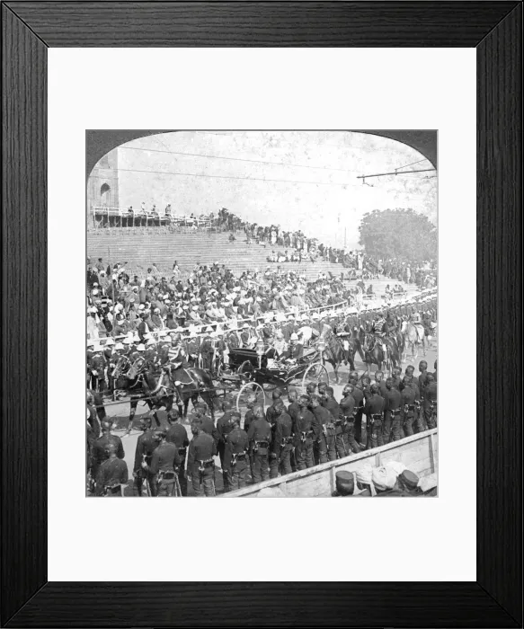 Framed Print : Procession of the Maharajahs, Delhi, India, 1912. Artist: HD Girdwood Framed Print : Procession of the Maharajahs, Delhi, India, 1912. Artist: HD Girdwood