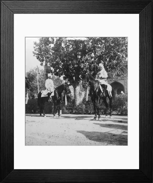Framed Print : Sir Pertab Singh, Delhi, India, 1900s. Artist: H Hands & Son Framed Print : Sir Pertab Singh, Delhi, India, 1900s. Artist: H Hands & Son
