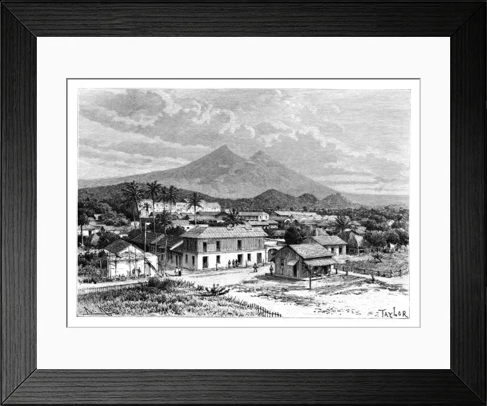 Framed Print : Escuintla, Guatemala, c1890. Artist: A Kohl Framed Print : Escuintla, Guatemala, c1890. Artist: A Kohl