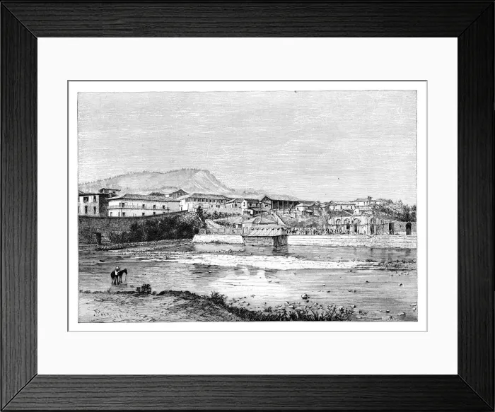 Framed Print : Tegucigalpa, Honduras, c1890. Artist: Barbant Framed Print : Tegucigalpa, Honduras, c1890. Artist: Barbant