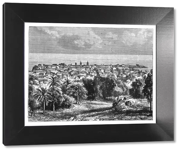 Panama City from Mount Ancon, c1890