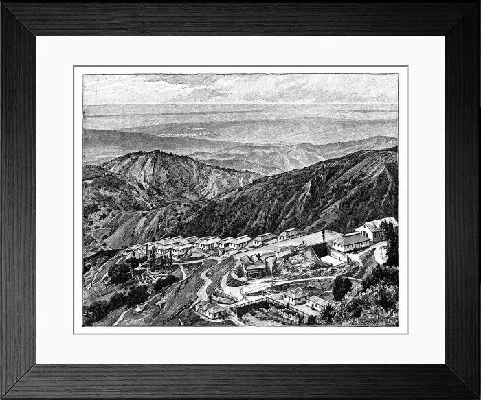 Framed Print : Newcastle Sanatorium, Jamaica, c1890. Artist: A Kohl Framed Print : Newcastle Sanatorium, Jamaica, c1890. Artist: A Kohl