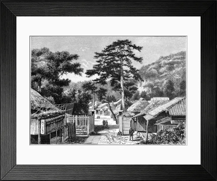 Framed Print : Odovara, Japan, 1895 Framed Print : Odovara, Japan, 1895