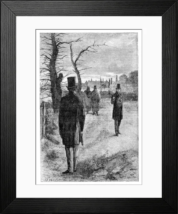 Framed Print : The duel between the Duke of Wellington and the Earl of Winchelsea, 1829 (c1895) Framed Print : The duel between the Duke of Wellington and the Earl of Winchelsea, 1829 (c1895)