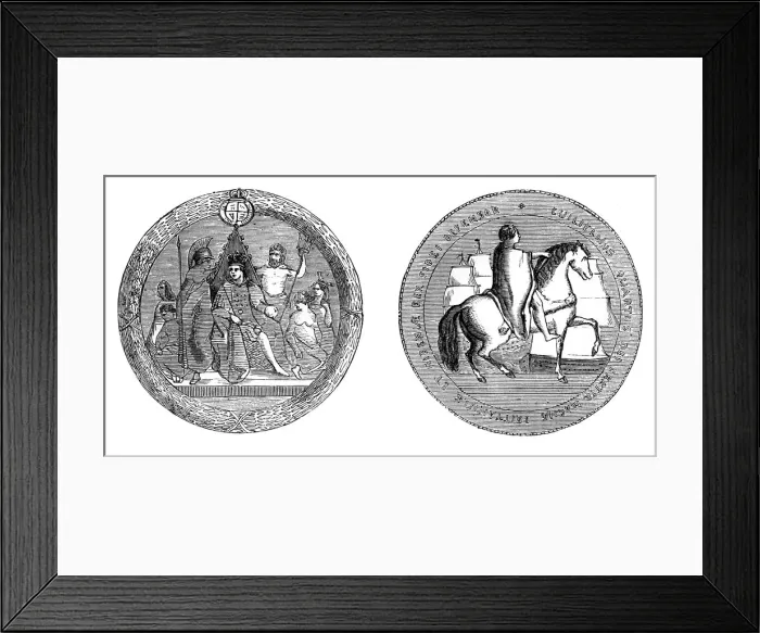 Framed Print : The Great Seal of King William IV, c1895 Framed Print : The Great Seal of King William IV, c1895