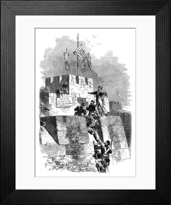 Framed Print : The capture of Ting-Hae, China, 1841 (c1895) Framed Print : The capture of Ting-Hae, China, 1841 (c1895)