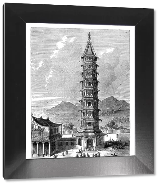 The Porcelain Tower of Nanjing, China, c1895