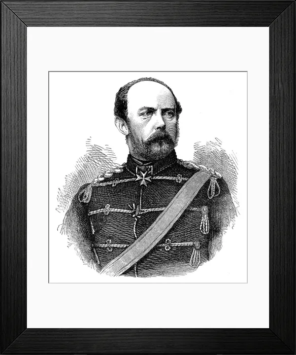 Framed Print : Prince Frederick Charles of Prussia, (late 19th century) Framed Print : Prince Frederick Charles of Prussia, (late 19th century)