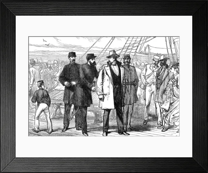 Framed Print : Arrest of Charles O Connell, (late 19th century) Framed Print : Arrest of Charles O Connell, (late 19th century)