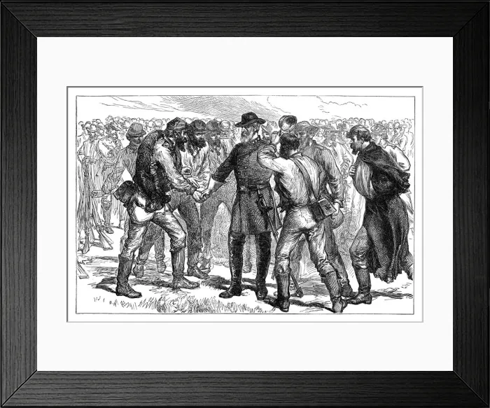 Framed Print : General Lee taking farewell of his soldiers, 1865 (late 19th century) Framed Print : General Lee taking farewell of his soldiers, 1865 (late 19th century)