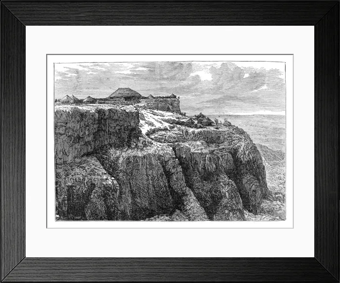 Framed Print : King Theodores House at Magdala, Ethiopia, c1868 (late 19th century) Framed Print : King Theodores House at Magdala, Ethiopia, c1868 (late 19th century)