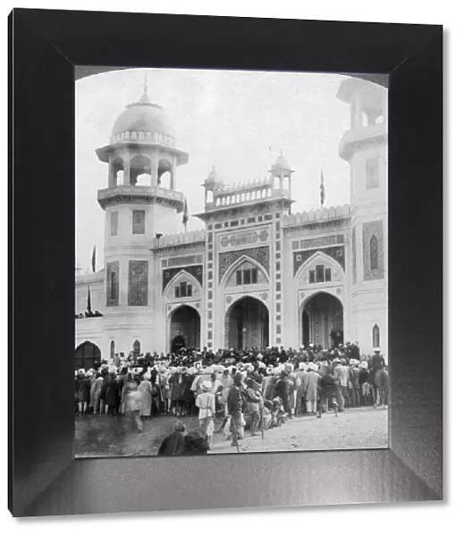 Lord Curzon opening the Indian Art Exhibition, Delhi, India, 1903. Artist: Underwood & Underwood