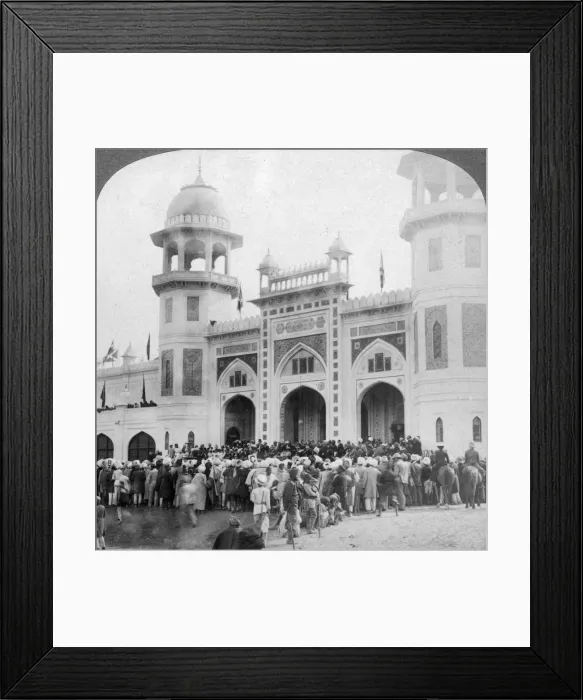 Framed Print : Lord Curzon opening the Indian Art Exhibition, Delhi, India, 1903. Artist: Underwood & Underwood Framed Print : Lord Curzon opening the Indian Art Exhibition, Delhi, India, 1903. Artist: Underwood & Underwood
