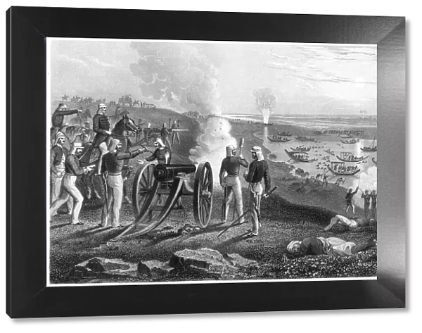 Major Eyre driving the Oude rebels from Allahabad, 1857, (c1860)