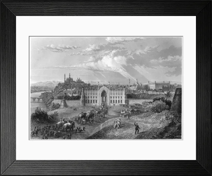 Framed Print : View of Lucknow, India, c1860 Framed Print : View of Lucknow, India, c1860