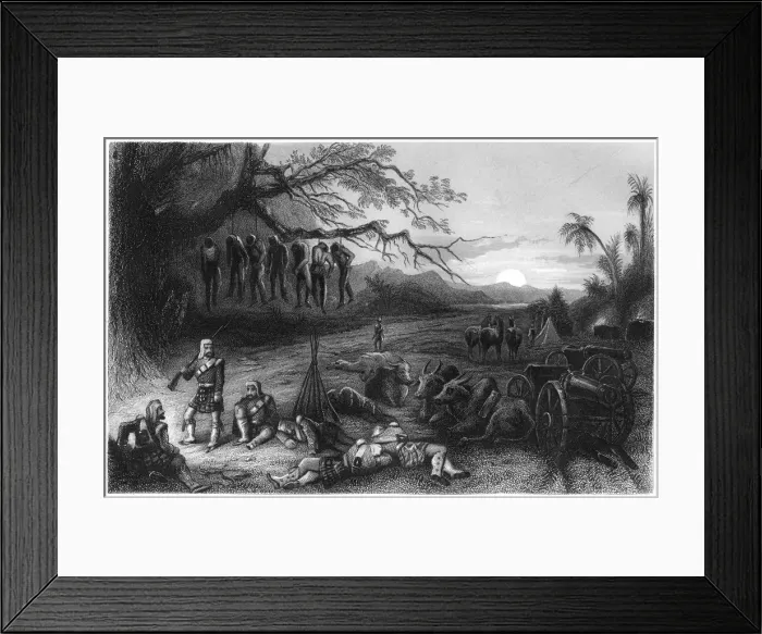 Framed Print : Outlaying picket of the Highland Brigade, 1857, (c1860) Framed Print : Outlaying picket of the Highland Brigade, 1857, (c1860)