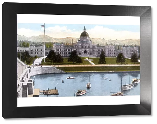 Parliament Buildings, Victoria, British Columbia, Canada, c1900s