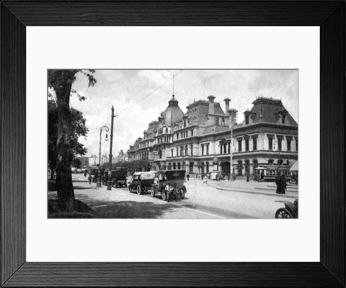 Framed Print : Estacion Constitucion, Buenos Aires, Argentina, c1920s Framed Print : Estacion Constitucion, Buenos Aires, Argentina, c1920s