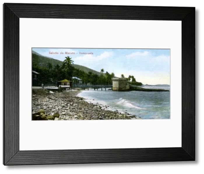 Framed Print : Saludo de Macuto, Venezuela, 1909 Framed Print : Saludo de Macuto, Venezuela, 1909