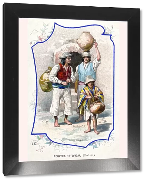 Water carriers, Bolivia, 1911
