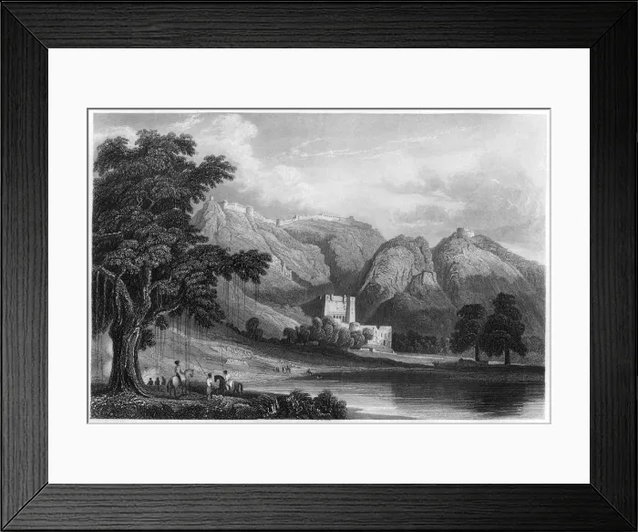 Framed Print : The Fortress of Bowrie, Rajpootana, India, c1860 Framed Print : The Fortress of Bowrie, Rajpootana, India, c1860