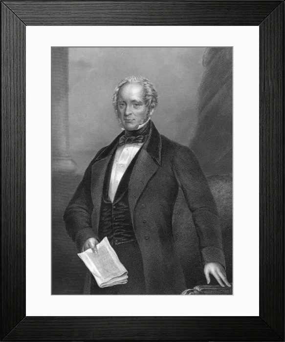 Framed Print : Henry John Temple (1784-1865), 3rd Viscount Palmerston, British stateman, 1857. Artist: DJ Pound Framed Print : Henry John Temple (1784-1865), 3rd Viscount Palmerston, British stateman, 1857. Artist: DJ Pound