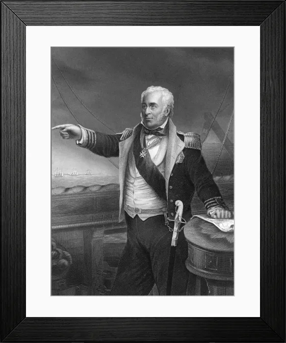Framed Print : Admiral Sir Charles Napier (1786-1860), 1857. Artist: DJ Pound Framed Print : Admiral Sir Charles Napier (1786-1860), 1857. Artist: DJ Pound