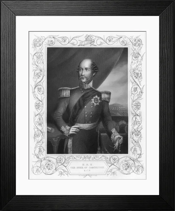 Framed Print : Prince George (1819-1904), the Duke of Cambridge, 1857. Artist: DJ Pound Framed Print : Prince George (1819-1904), the Duke of Cambridge, 1857. Artist: DJ Pound