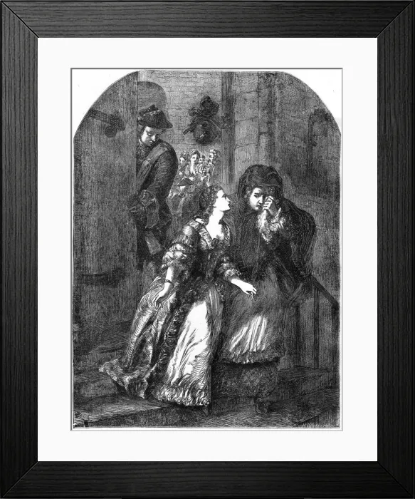 Framed Print : Escape of the Earl of Nithsdale from the Tower of London, 1716, (19th century) Framed Print : Escape of the Earl of Nithsdale from the Tower of London, 1716, (19th century)