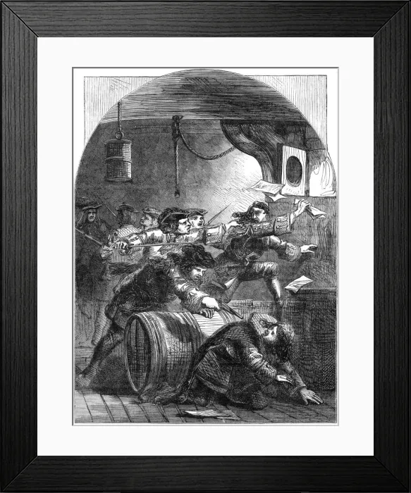 Framed Print : Arrest of Jacobites, (19th century)