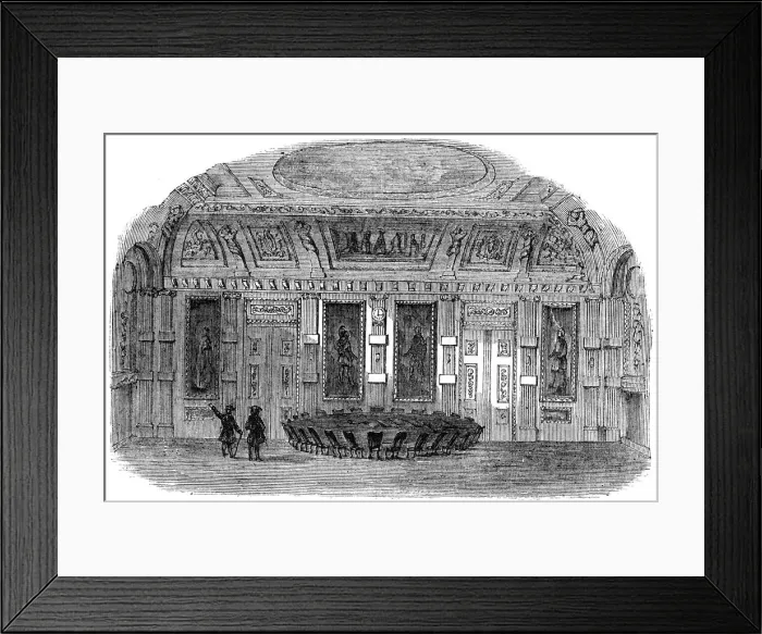 Framed Print : The Council Chamber at The Hague, Netherlands, 19th century Framed Print : The Council Chamber at The Hague, Netherlands, 19th century