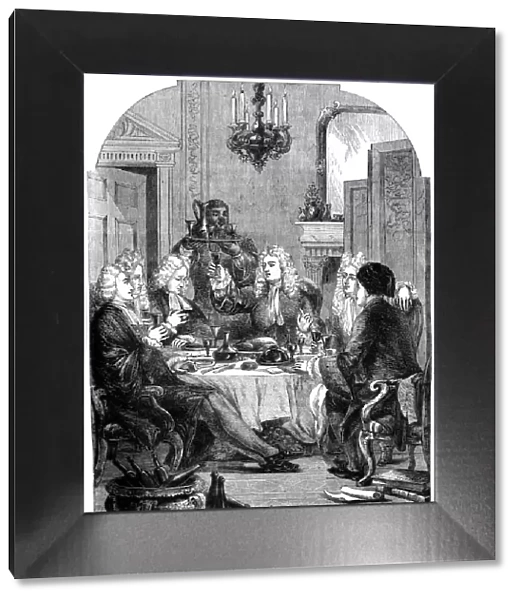 The supper party at St Johns, Windsor, 18th century, (19th century)