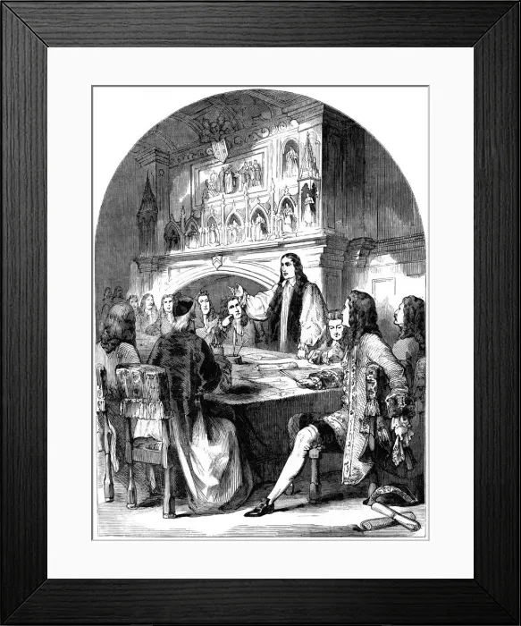 Framed Print : The Congress of Utrecht, Utrecht, Netherlands, 18th century (19th century) Framed Print : The Congress of Utrecht, Utrecht, Netherlands, 18th century (19th century)