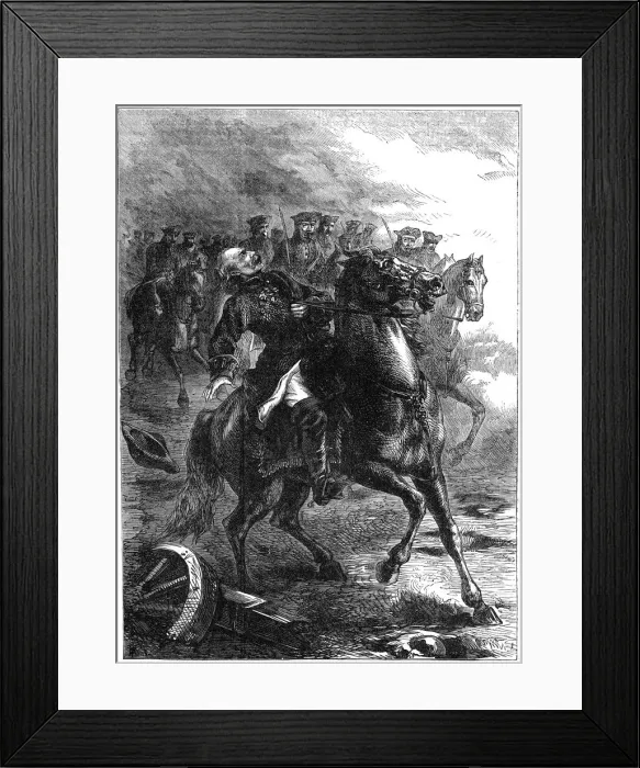 Framed Print : The death of the Duke of Berwick at the siege of Philippsburg, Germany, 1734 (19th century) Framed Print : The death of the Duke of Berwick at the siege of Philippsburg, Germany, 1734 (19th century)