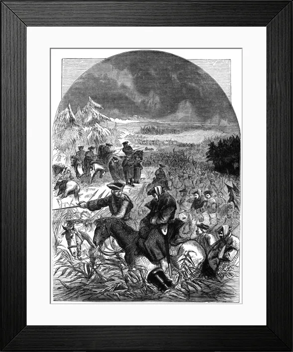 Framed Print : The retreat of Belleisle, c1740 (19th century) Framed Print : The retreat of Belleisle, c1740 (19th century)