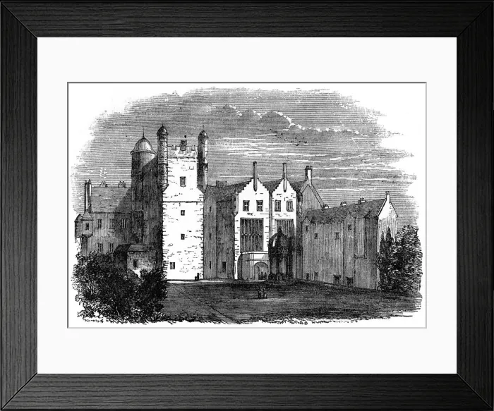 Framed Print : Pinkie House, Musselburgh, East Lothian, Scotland, 18th century (19th century) Framed Print : Pinkie House, Musselburgh, East Lothian, Scotland, 18th century (19th century)