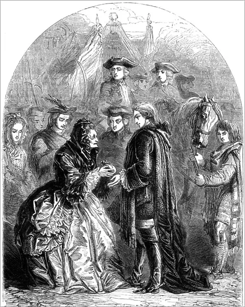 Mrs Skyring welcoming the Young Pretender, 18th century (19th century). Artist: TE Nicholson