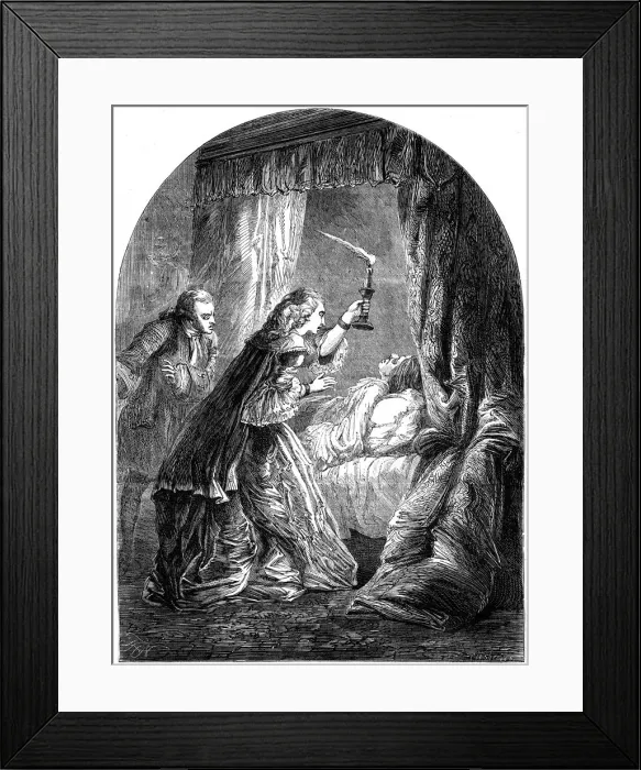 Framed Print : The death of Frederick, Prince of Wales (1707-1751), 1751 (19th century) Framed Print : The death of Frederick, Prince of Wales (1707-1751), 1751 (19th century)