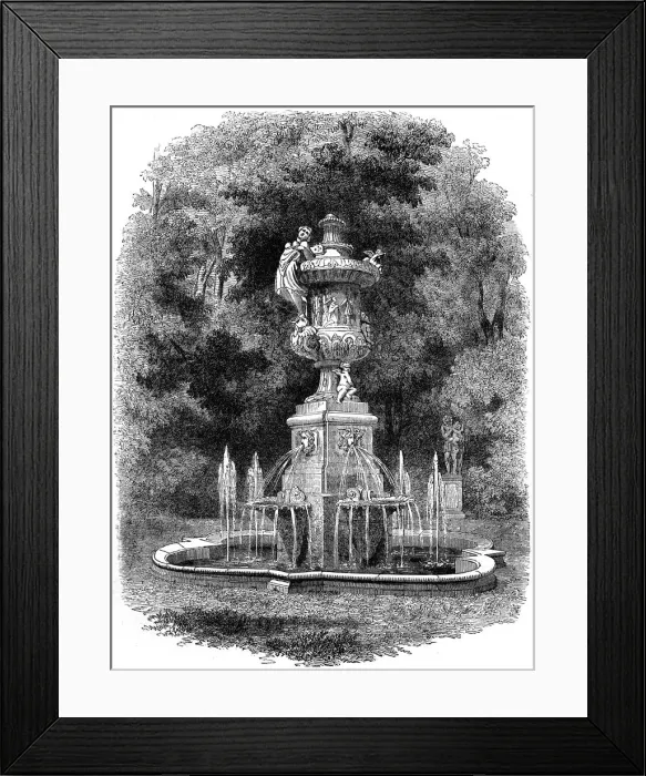 Framed Print : Gardens of the royal residence at Potsdam, Germany, 19th century Framed Print : Gardens of the royal residence at Potsdam, Germany, 19th century