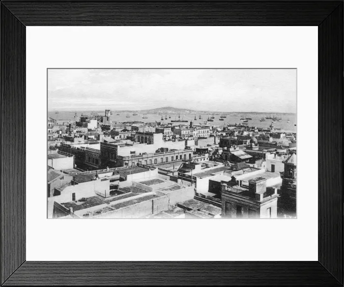 Framed Print : Montevideo, Uruguay, early 20th century Framed Print : Montevideo, Uruguay, early 20th century