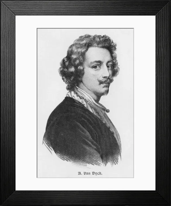 Framed Print : Sir Anthony van Dyck (1599-1641), Flemish painter, early 20th century Framed Print : Sir Anthony van Dyck (1599-1641), Flemish painter, early 20th century