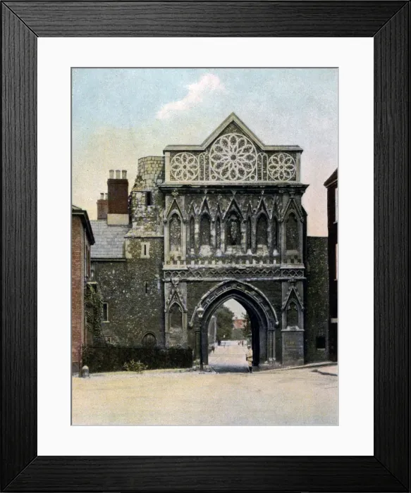 Framed Print : St Ethelbert Gate, Norwich, Norfolk, early 20th century Framed Print : St Ethelbert Gate, Norwich, Norfolk, early 20th century