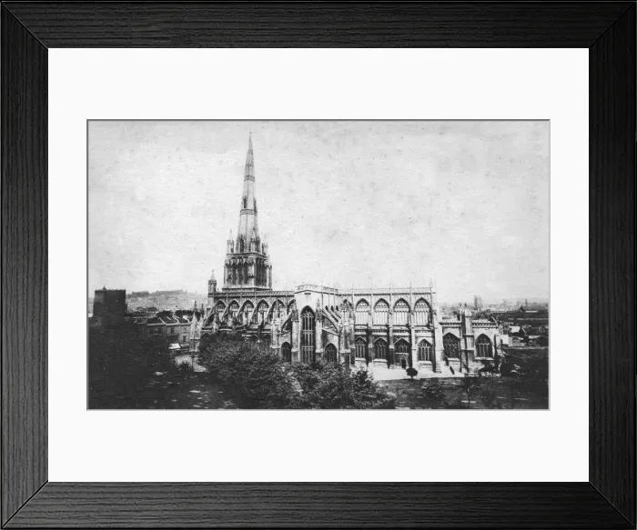 Framed Print : St Mary Redcliffe Church, Bristol, early 20th century Framed Print : St Mary Redcliffe Church, Bristol, early 20th century