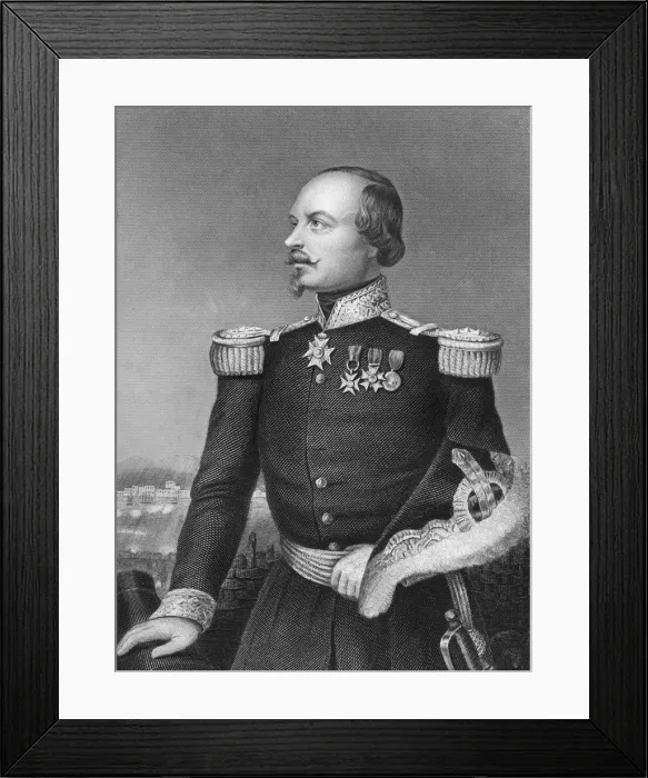 Framed Print : Marshal Canrobert, French soldier, 1857. Artist: DJ Pound Framed Print : Marshal Canrobert, French soldier, 1857. Artist: DJ Pound