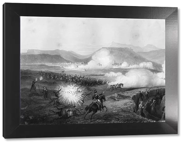 Repulse of the Russians, Battle of Kars, Turkey, Crimean War, 29 September 1855, (1857). Artist: G Greatbach
