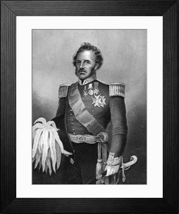 Framed Print : General Sir De Lacey Evans, British soldier, 1857. Artist: DJ Pound Framed Print : General Sir De Lacey Evans, British soldier, 1857. Artist: DJ Pound