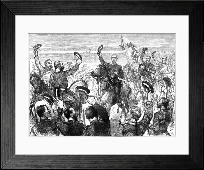 Framed Print : The Grand Duke Nicholas announcing the treaty of peace, San Stefano, Turkey, 19th century Framed Print : The Grand Duke Nicholas announcing the treaty of peace, San Stefano, Turkey, 19th century